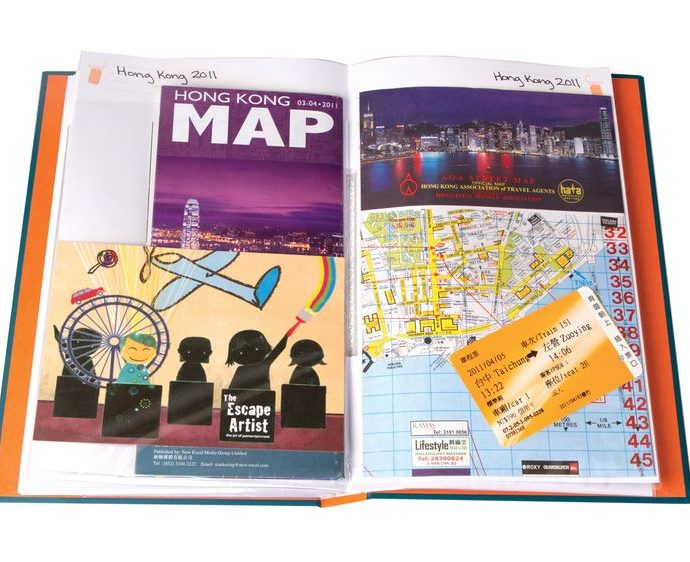 Scrapbook your Trip with Physical rather than Digital Memories with Travel Stub Diary