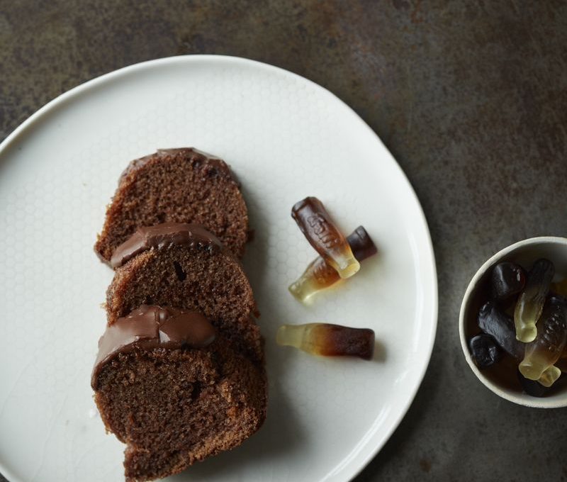 Slightly Chocolaty Southern Coca Cola Cake from Annie Bell’s Baking Bible