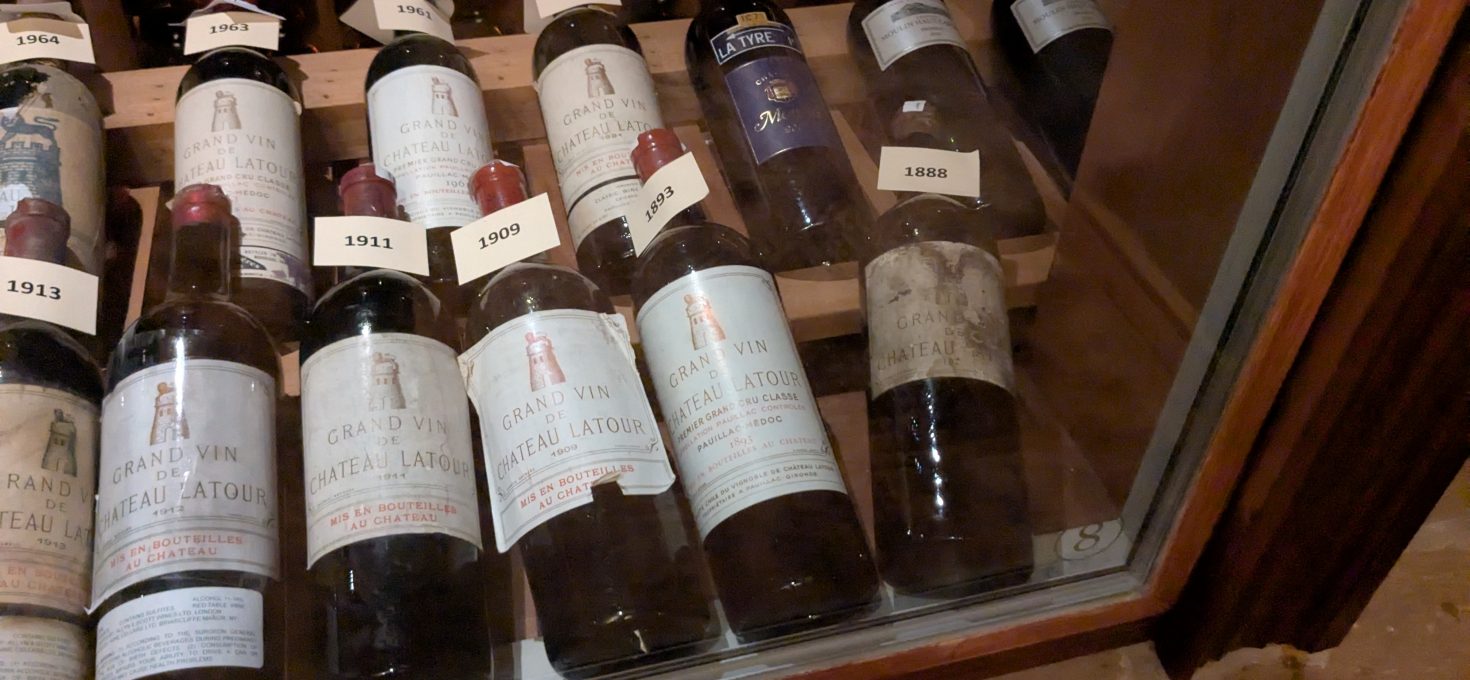 Latour 1888 to 1913, Bordeaux Magic Kingdom, A Wine Cellar For Grown Men Is Like Candy Store For Kids