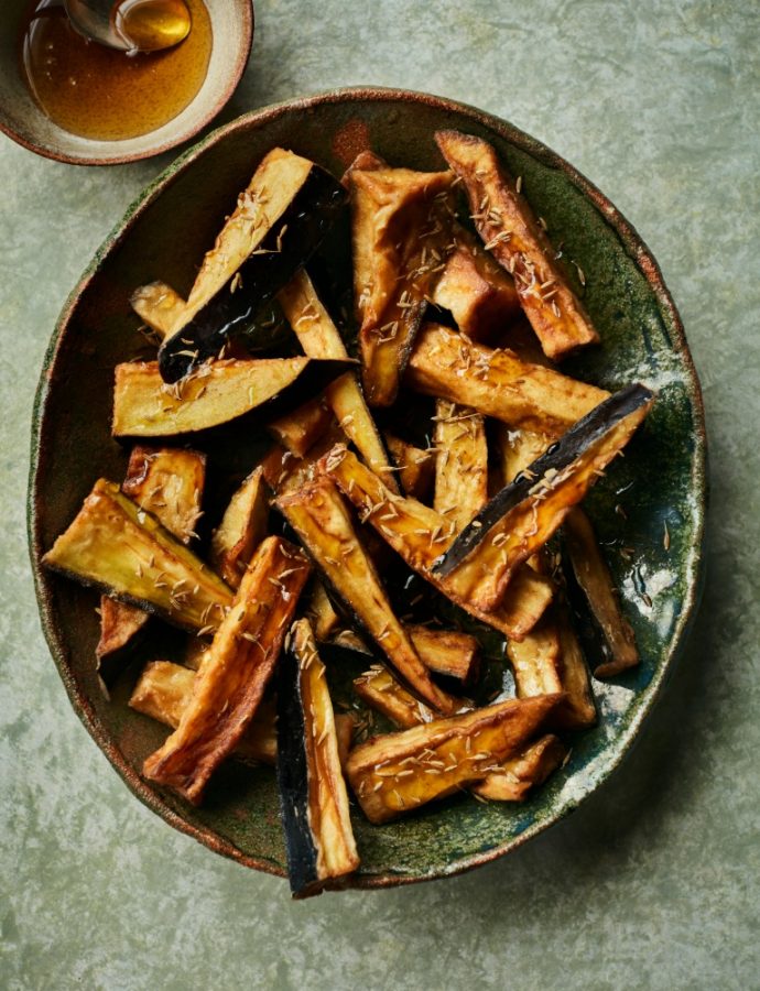 Made From Memories of Meals at Shanghai Uyghur Restaurant, Aubergine Frites Recipe