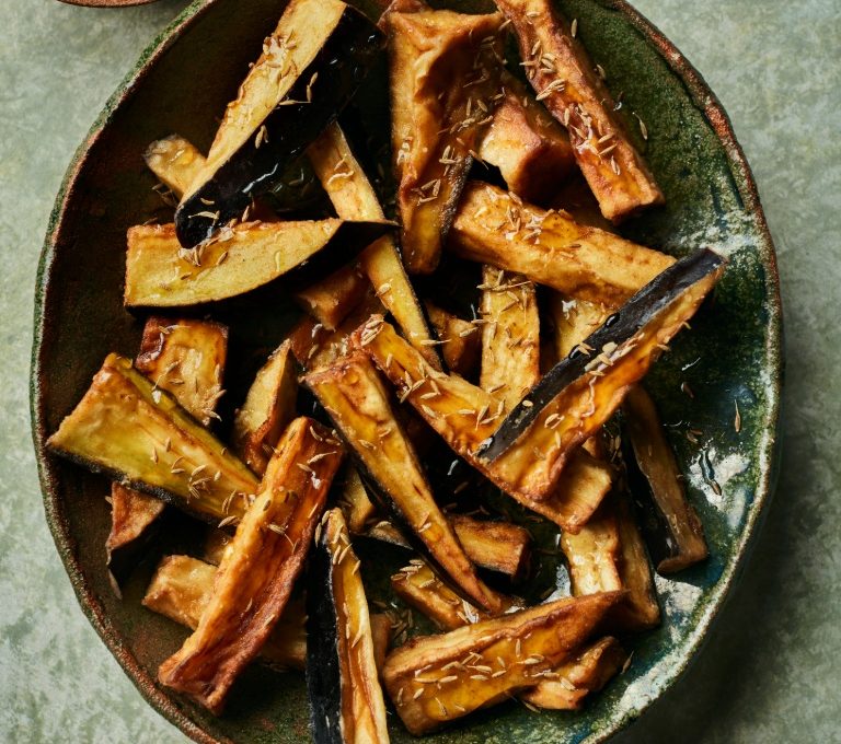 Made From Memories of Meals at Shanghai Uyghur Restaurant, Aubergine Frites Recipe
